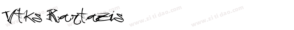 Vtks Kartazis字体转换